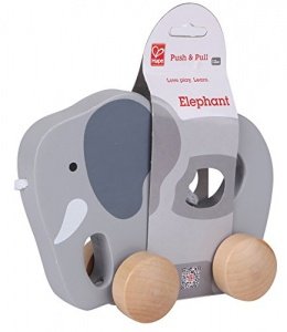 Hape E0908 - Nachzieh-Elefant, Holzspielzeug