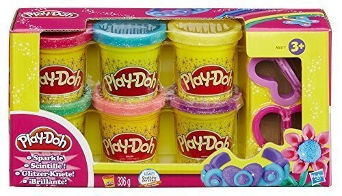Hasbro Play-Doh Glitzerknete