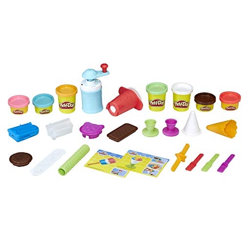 Hasbro Play-Doh Kleiner Eissalon Knete