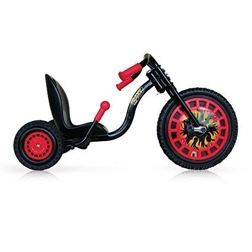 Hauck T92002 Typhoon, Trike/ Dreirad-Chopper, schwarz/rot