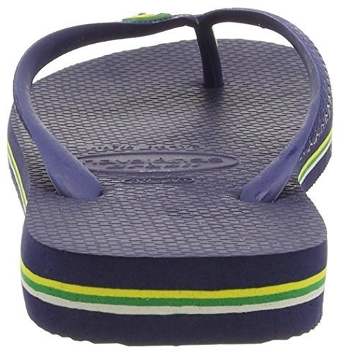 Havaianas Unisex Brasil Logo Zehentrenner, Blau (Brasil Logo Navy Blue), 45/46 EU (43/44 Brazilian)