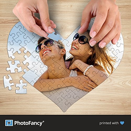 Herz Puzzle mit Foto