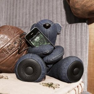 HI-GEORGE, Denim musikalischer Teddybär