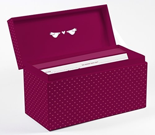 Hochzeits-Gästebuch-Kartenbox: 50 Hochzeits-Gästebuchkarten