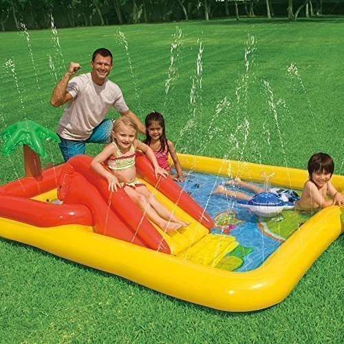 Intex Aufblasbares Wasserspielcenter Ocean, 100 x 77 x 31 Zoll