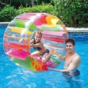 Jilong Kid-Ster Water Wheel - transparentes Wasser Laufrad im Regenbogen-Design Ø 125 cm