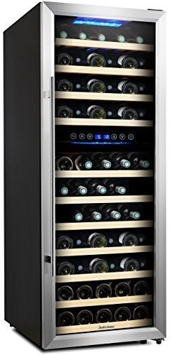 Kalamera KRC-73BSS Design Weinkühlschrank für bis zu 73 Flaschen (bis zu 310 mm Höhe),weinkühler