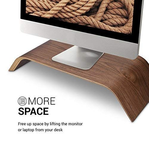 kalibri Universal Desktop Monitor Ständer aus Holz