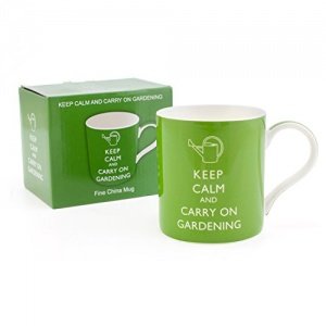 Keep calm and carry on gardening Tasse