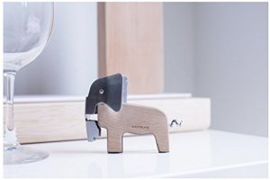 Kikkerland Elefant Buche Holz Korkenzieher