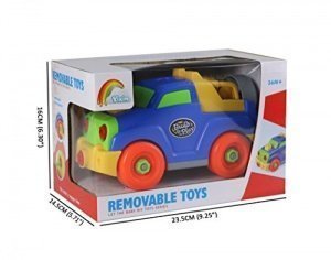 Kleinkinderspielzeug Montage Spielzeug Schraubenspiel Wagen für Kinder ab 3 Jahre Alt