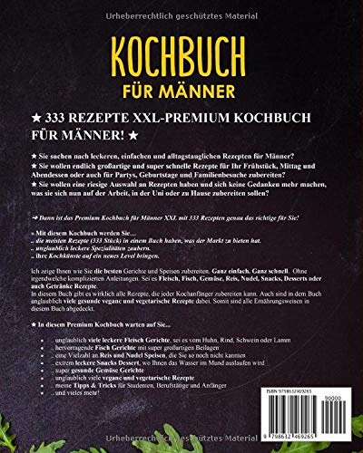 KOCHBUCH FÜR MÄNNER: XXL. 333 REZEPTE