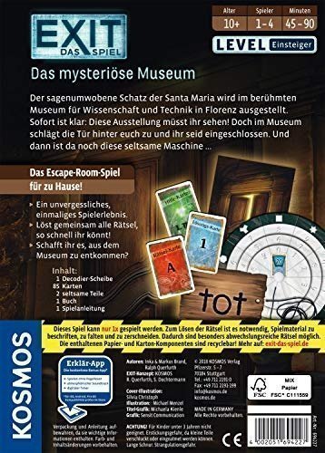 KOSMOS Spiele EXIT Das mysteriöse Museum