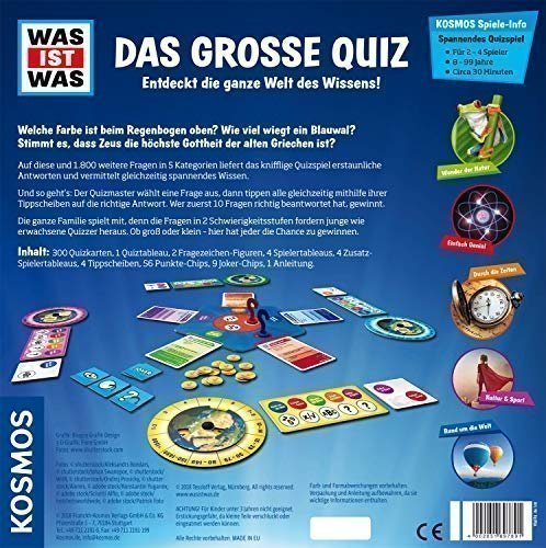 KOSMOS Spiele WAS IST WAS Das große Quiz