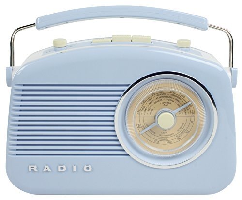 König HAV-TR710BU Retro-Design AM/FM-Radio blau
