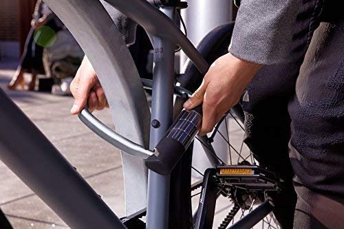 Lattis Ellipse Keyless Smart Bike Lock With Theft Detection, Charcoal Grey