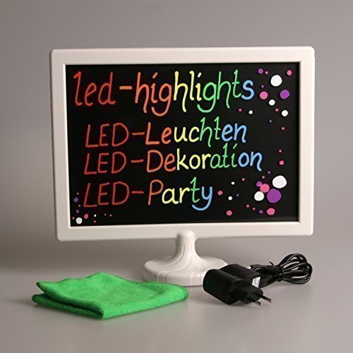 LED-Highlights Schreibtafel