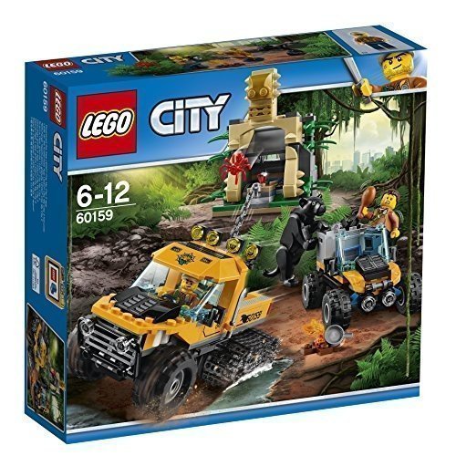 LEGO City Mission mit dem Dschungel-Halbkettenfahrzeug