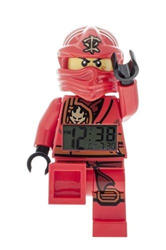LEGO Unisex Wecker Digital Green 9009402