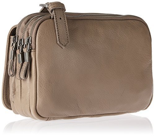 Liebeskind Berlin Damen Maike6 Vintag Umhängetaschen, Beige (Stone 0023), 23 x 16 x 10 cm