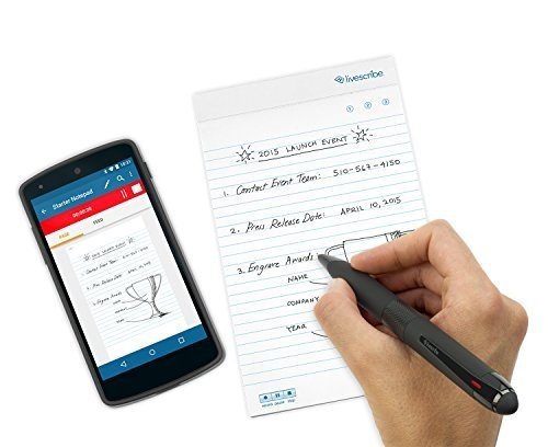 Livescribe Smartpen 3 Black Edition für Android & iOS Tablets und Smartphones