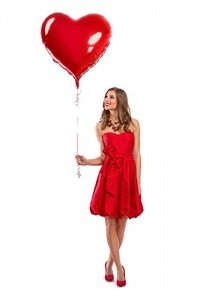 Herz Helium-Ballon
