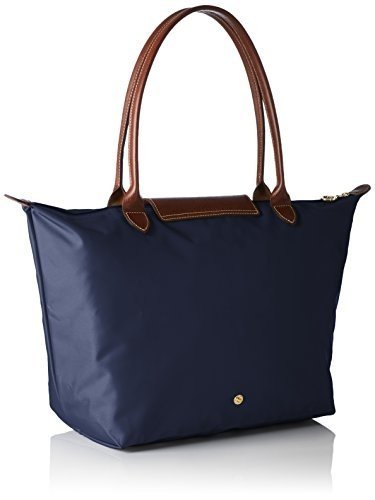 Longchamp Damen Le Pliage Large Tote Bag, Blau (Navy), 19 x 30 x 31 cm