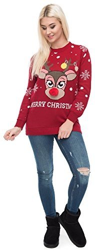Loomiloo Christmas Sweater Damen