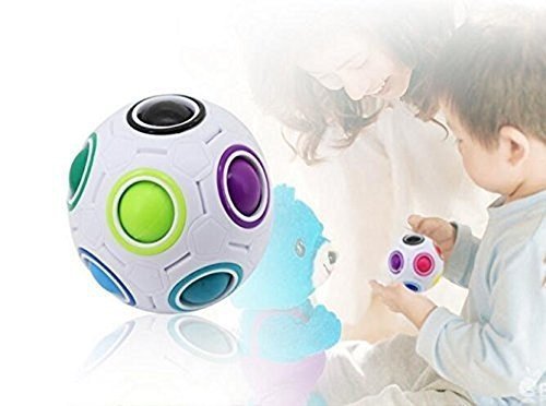 Magic Ball Regenbogen Puzzle Zauberball für Kinder Erwachsene - Fidget Cube Ball Spielzeug für Kon