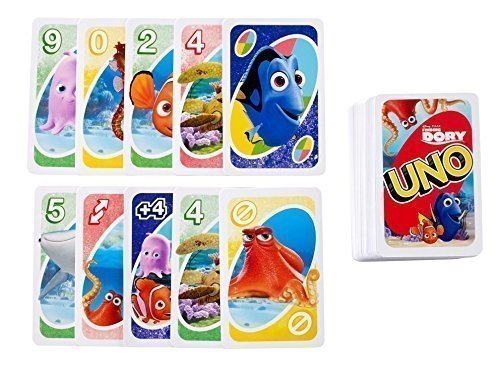 Mattel Spiele DRB64 - Uno Findet Dorie, Kartenspiele