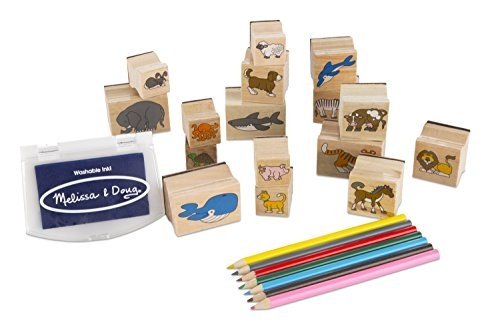 Melissa & Doug Stempelsortiment Tiere