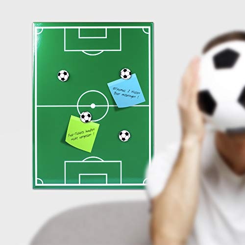 Memoboard mit Fußball Magneten