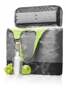 Menu Cool Bag, grau / lime