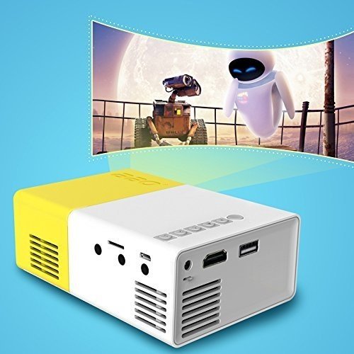Mini Beamer, Stoga YG300 Mini geführtes 1080P volles HD Minikino-Projektor HD Beamer-beweglicher Mi