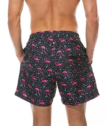 MODCHOK Badeshorts Flamingo