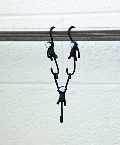 Monkey Business Just hanging Küche Haken schwarz