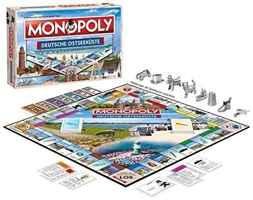 Monopoly Deutsche Ostseeküste | Regional Edition | Ostsee | Fehmarn | Mecklenburg-Vorpommern | Bret