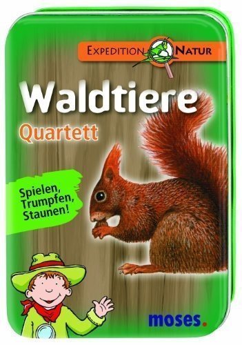 Moses Expedition Natur Trumpf-Quartett Waldtiere