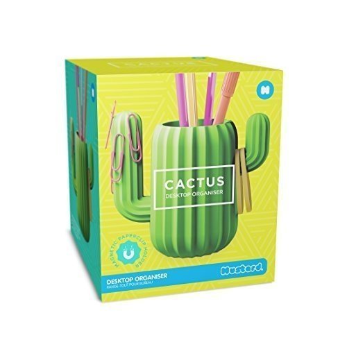 Mustard Stiftebehälter für den Schreibtisch - Kaktus-Design - Grün - Cactus