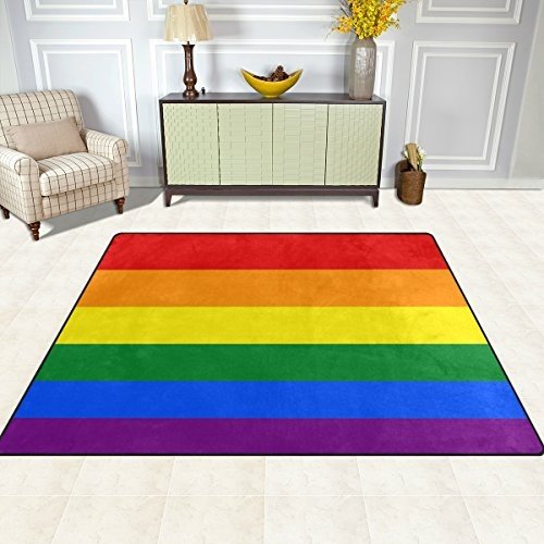 Naanle Regenbogen Teppich