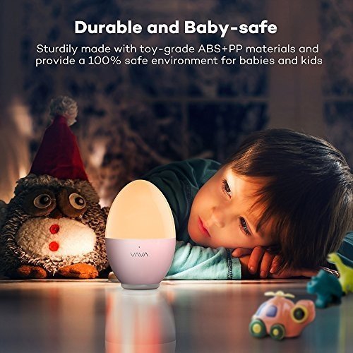 Nachtlicht Kinder VAVA Baby Nachtleuchte LED Nachtlampe Schlummerleuchte Stimmungslicht (Baby-sicher