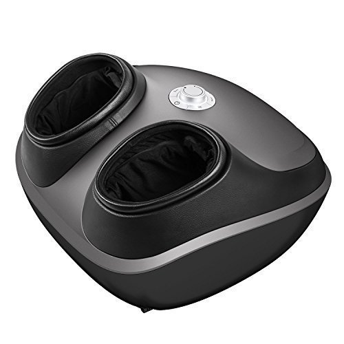 Naipo Fußmassagegerät mit Shiatsu Fussmassagegeraet Elektrisch Wärmefunktion Luftkompression 3D K