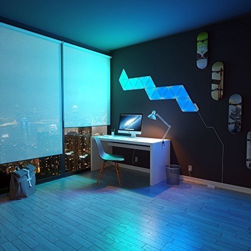 nanoleaf Light Panels - 9x Modulare Smarte LED - Lichtpanels mit App Steuerung