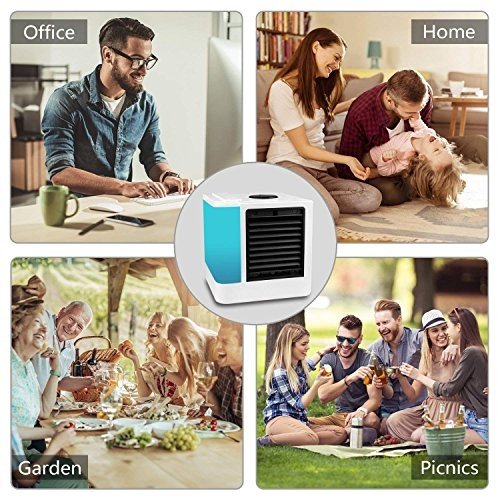 Nifogo Mobiles Klimageräte Air Cooler mit Wasserkühlung Zimmer Raumentfeuchter Mini Klimaanlage oh