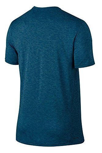 Nike Herren Breathe Hyper Dry T-Shirt, Polarized Blue/Industrial Blue/(Black), S