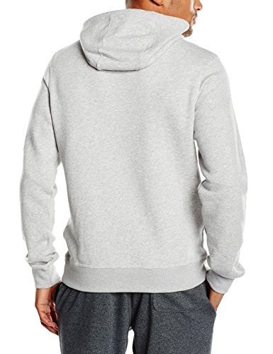 Nike Herren Kapuzenpullover Team Club, Grau (Grey Heather/White), M