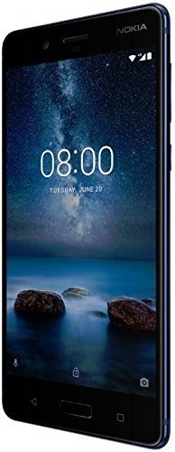 Nokia 8 Smartphone (5,3 Zoll IPS QHD Display, 128GB ROM, 6GB RAM, 13 MP Kamera, spritzgeschützt (IP