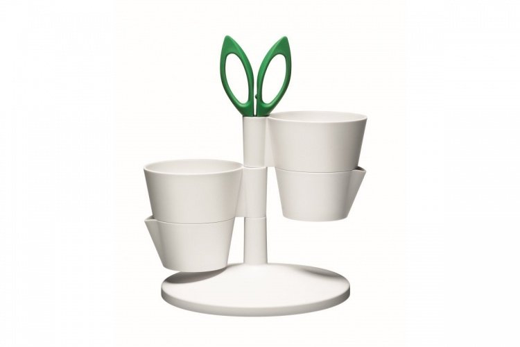 Normann Copenhagen Kräuterständer, 23 x 19,5 x 17 cm, weiß