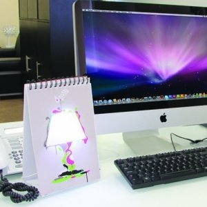 Notizblock Lampe