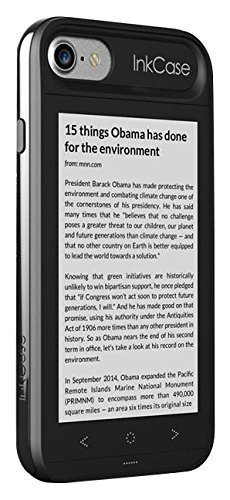 Oaxis Inkcase i7, E-Tinte Zweite Schirm-Kasten für iPhone 7, nicht nur eine intelligenteste einziga